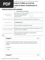 Examen - (AAB01) Cuestionario 2 - Mida Su Nivel de Conocimientos Sobre El Tema. Cuestionario 2 - NOTA10