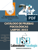 Catalogo de Pruebas Psicologicas. Labpsic 4 Compressed