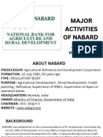 Major Activities of Nabard