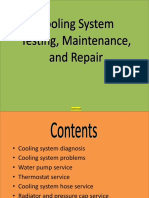Cooling Syatem Testing