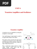 Amplifier and Oscillators