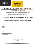 Informe Final - Practicas Preprofesionales UPN