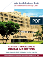 Iitd DM Brochure