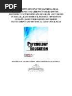 Psychology and Education: A Multidisciplinary Journal