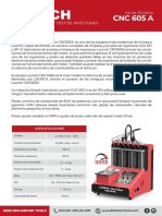 Ficha Tecnica LAUNCH CNC 605a - 8000rpm