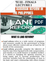 Land and Agrarian Reform in The Philippines