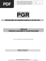 PGR - TERCON TERRAPLANAGEM E CONSTRUÇÕES (Topografo, Auxiliar, Diretor)