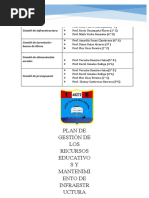 Plan de Mantenimiento e Infraestructura Job-2021