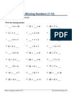 Worksheetsmathgrade 3 Division Facts Missing Number 1 12 D PDF