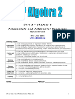 A2-2017 Unit 3 Worksheets CH 6 CP A2