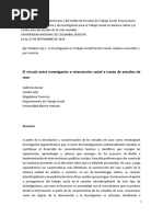 Estudios de Caso Investigación Intervención