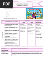 Actividad de Aprendizaje 12 de Julio