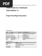 ENME Final Report - HAndcycle Motor