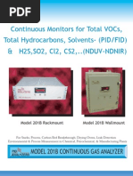 Model 201 Continuous Analyzer With PID or FID