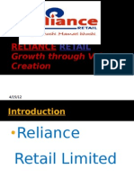 Reliance: Growth Through Value Creation