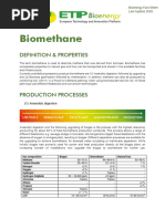 ETIP B Factsheet Biomethane