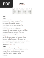 PERFECT - Ukulele Tabs Por Ed Sheeran en UkuTabs