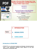 Design of Elevated Intz Tank-Staad Pro-1-1