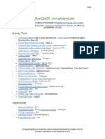 Fallout 2d20 Homebrew List