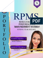 Rpms 2023 Portfolio Mti-IV