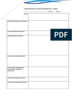 Ficha de Planificación para El Ensayo Argumentativo