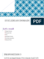 Euclidean Domain 1