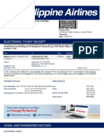 Electronic Ticket Receipt 13APR For ALBERT CONRAD II LINAAC LOPEZ