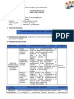 Sesión de Aprendizaje 1° - 2°