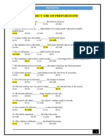 Correct Use of Prepositionsby Siba Manuels