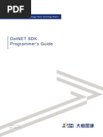 DotNET SDK Programming Reference Manual