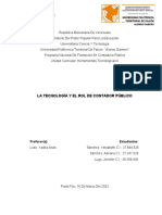 Trabajo - La Tecnologia y El Rol de Contador Público