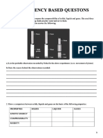 Chemistry HHW Competency Based Questions