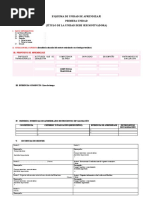 Esquema de La Unidad de Aprendizaje