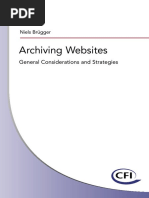 Archiving Web Sites General Considerations and Strategies