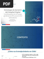 Estrategia de Telegeriatría Jornada DIVAP