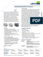 Extreme Cat 6A Channel-Rated Quickport Connector: Product Specifications 6110G-R 6