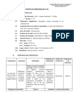 Sesión de Aprendizaje #01 - Comunicación