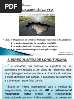 Unid 4-Diagnóstico de Defeitos, Avaliação Funcional e de Aderência