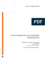 Investigacion de Aplicaciones de Las Ecuaciones Diferenciales