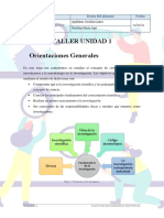 Taller Unidad 1 Orientaciones Generales: Asignatura Datos Del Alumno Fecha