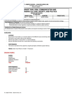 ORAL COMM PERFORMANCE TASK 2nd Quarter