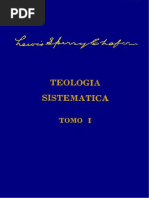 Teología Sistemática Tomo #1 (Dispensacionalista) - Lewis Sperry Chafer