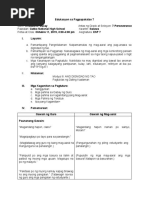 Esp Detailed Lesson Plan For Cot