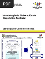 Metodología de Elaboración de Diagnóstico Sectorial