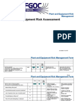 Plant and Equipment Risk Assessment Fgoc - New