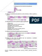 CORRECCIÓN - Actividad 1: Sustantivos y Adjetivos