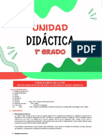 Unidad Didactica N°03. 1 Er Grado