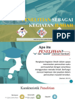 Metlit Bab 1 Penelitian Sebagai Kegiatan Ilmiah