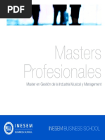 Master Gestion Industria Musical Management