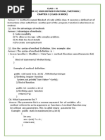 Class 9 Computer Chapter - 6 & 3 (Functions)